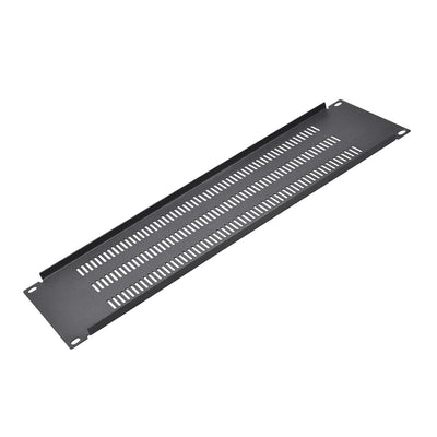 Harfington Uxcell 3U Blank Rack Mount Panel Spacer with Venting for 19-Inch Server Network Rack Enclosure Or Cabinet