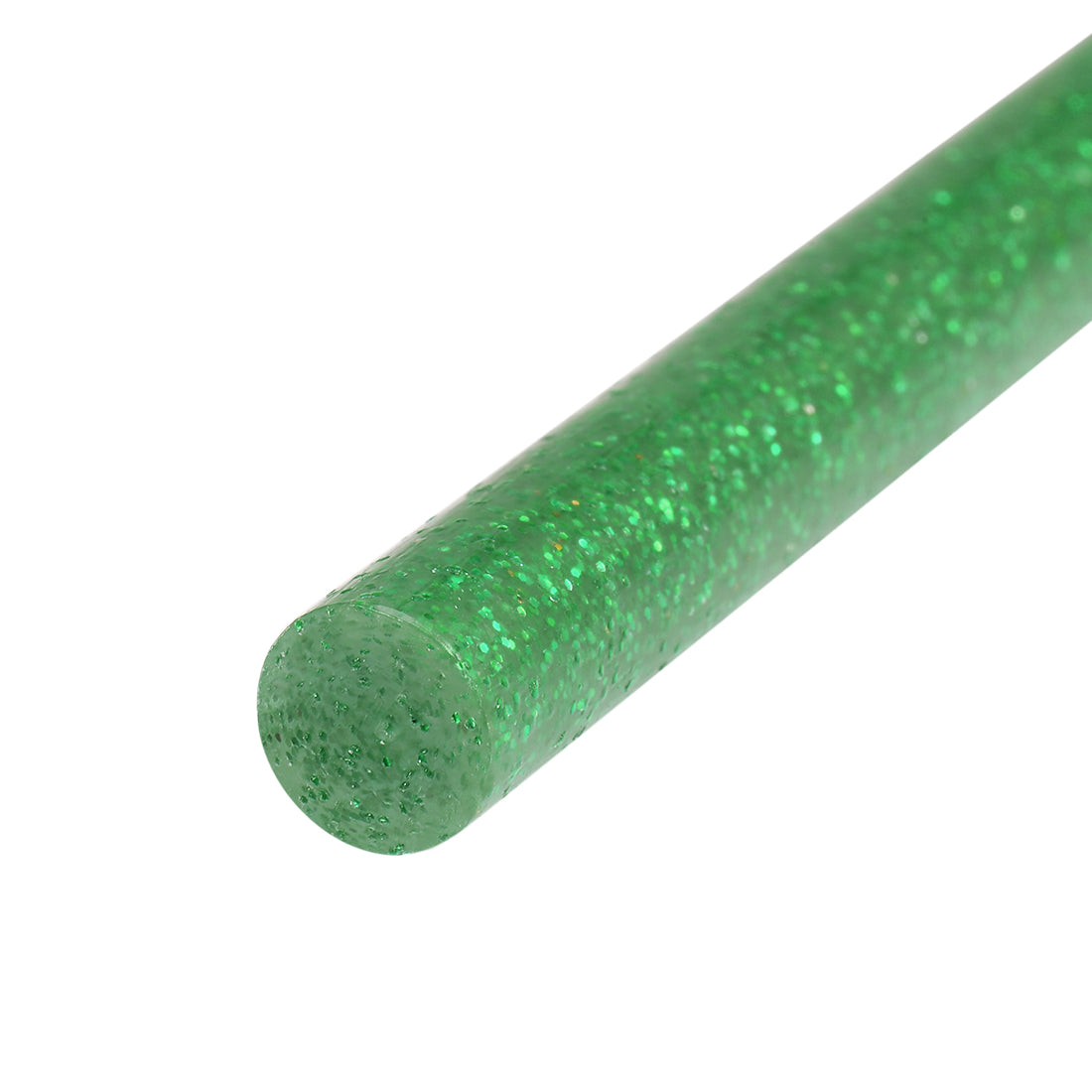 uxcell Uxcell Mini Hot Glue Gun Sticks 4-inch x 0.27-inch for Glue Guns, Glitter Green 16pcs