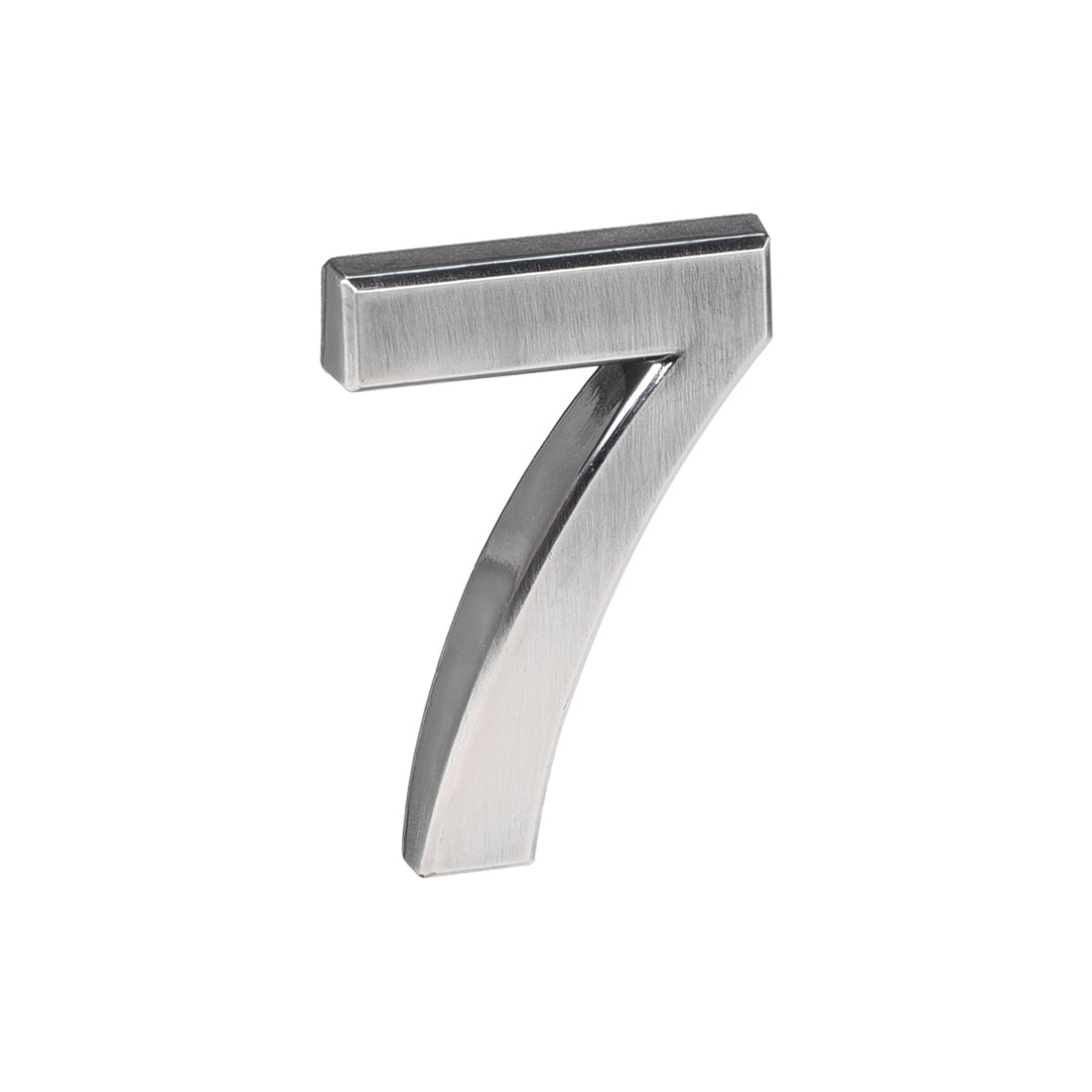 uxcell Uxcell Self Adhesive House Number ABS Plastic Numbers Nickel Plated Brushed