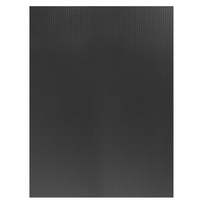 Harfington Uxcell Corrugated Plastic Sheets,3mm Black Blank Yard Lawn Signs,12Inch x 16Inch 1pcs