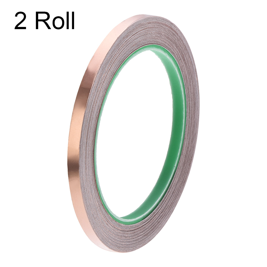 uxcell Uxcell Double Sided Conductive Tape Copper Foil Tape 6mm x 20m for EMI Shielding 2 Roll