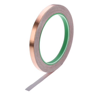 Harfington Uxcell Double Sided Conductive Tape Copper Foil Tape 8mm x 20m for EMI Shielding
