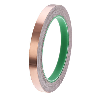 Harfington Uxcell Double Sided Conductive Tape Copper Foil Tape 10mm x 20m for EMI Shielding