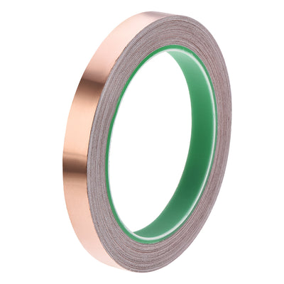 Harfington Uxcell Double Sided Conductive Tape Copper Foil Tape 12mm x 20m for EMI Shielding