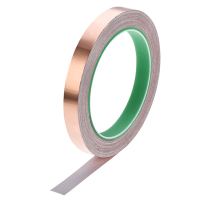 Harfington Uxcell Double Sided Conductive Tape Copper Foil Tape 12mm x 20m for EMI Shielding