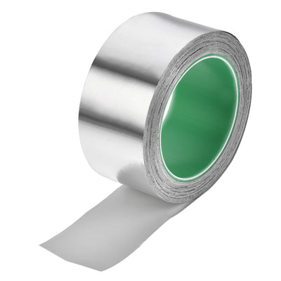 Harfington Uxcell 50mm Aluminum Foil Tape for HVAC,Patching Hot and Cold Air Ducts 20m/65.6ft