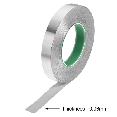 Harfington Uxcell 20mm Aluminum Foil Tape for HVAC,Patching Hot and Cold Air Ducts 50m/164ft
