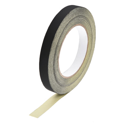 Harfington Uxcell 15mm Acetate Cloth Tape for Laptop Electric Auto Guitar Repair 30m/98.4ft Black