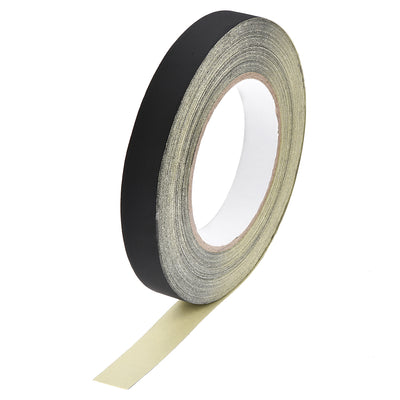 Harfington Uxcell 18mm Acetate Cloth Tape for Laptop Electric Auto Guitar Repair 30m/98.4ft Black