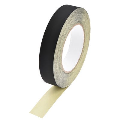 Harfington Uxcell 25mm Acetate Cloth Tape for Laptop Electric Auto Guitar Repair 30m/98.4ft Black