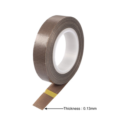 Harfington Uxcell 15mm PTFE Tape for Vacuum,Hand and Impulse Sealers High Temperature 10m/32.8ft