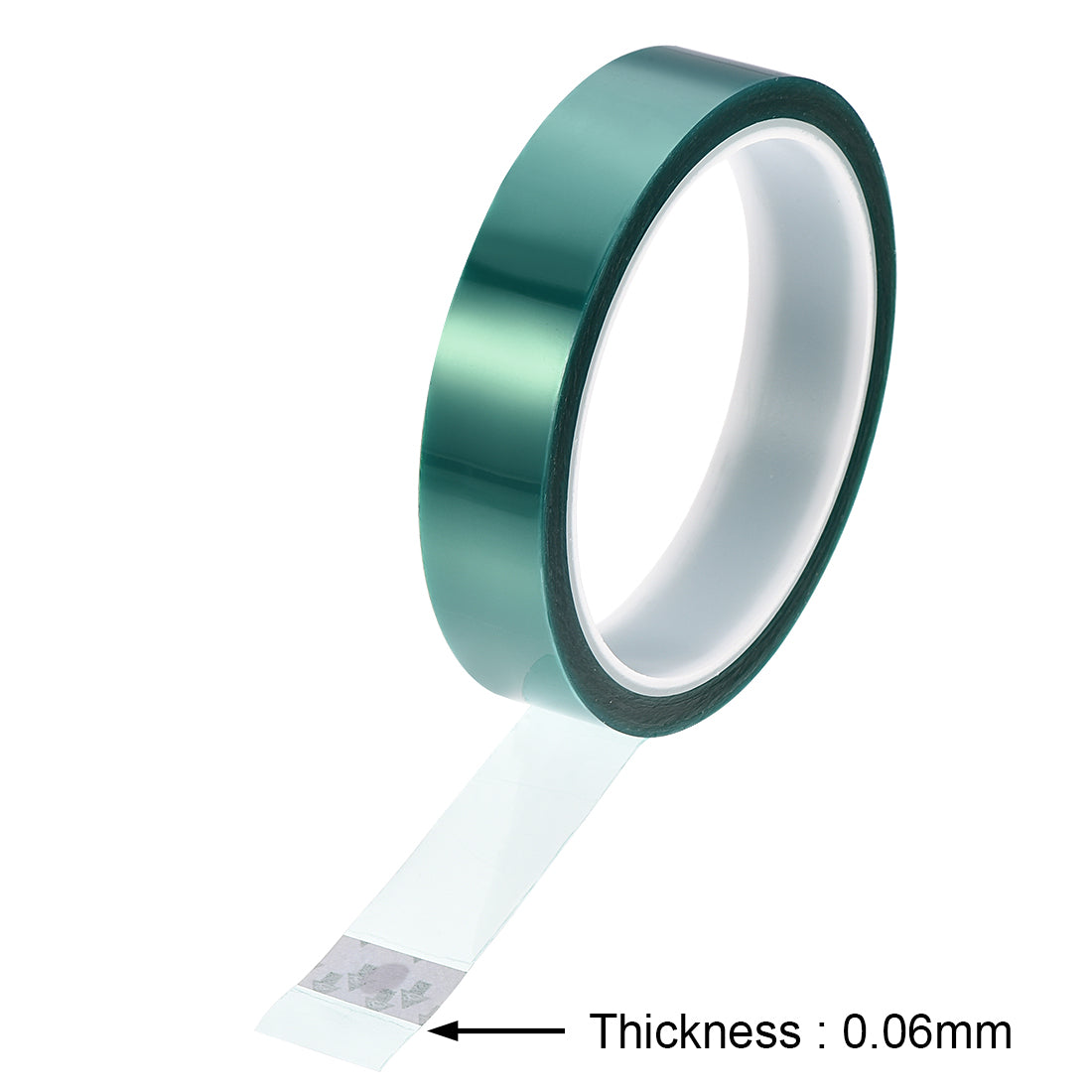 uxcell Uxcell 20mm PET Tape Green High Temperature Tape 33.0m/108.2ft