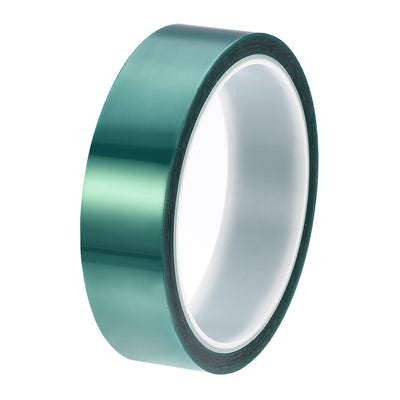 Harfington Uxcell 25mm PET Tape Green High Temperature Tape 33.0m/108.2ft