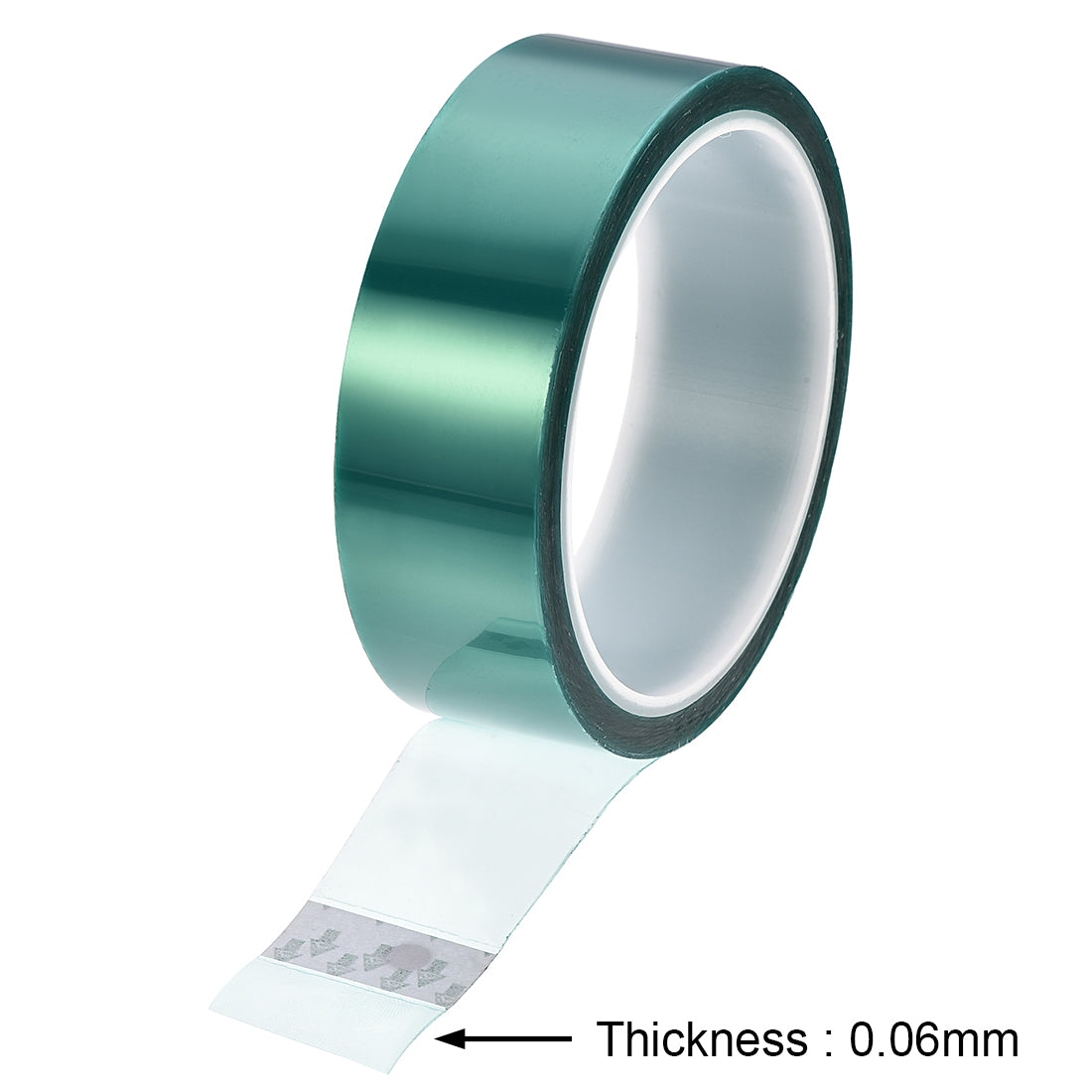 uxcell Uxcell 30mm PET Tape Green High Temperature Tape 33.0m/108.2ft