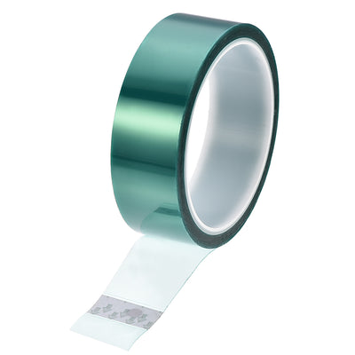 Harfington Uxcell 30mm PET Tape Green High Temperature Tape 33.0m/108.2ft