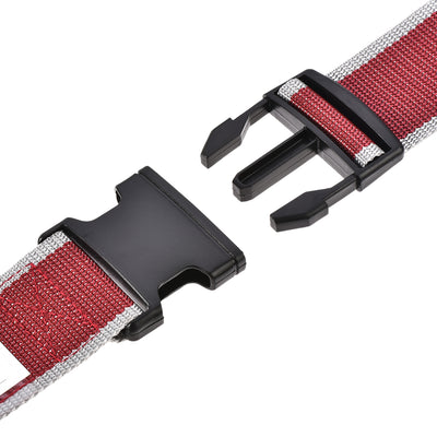 Harfington Uxcell Luggage Straps Suitcase Belts with Buckle Label, Travel Bag Packing Accessories