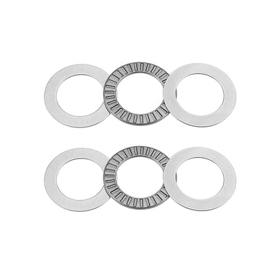 Harfington Uxcell Thrust Needle Roller Bearings with Washers Inch Size Chrome Steel