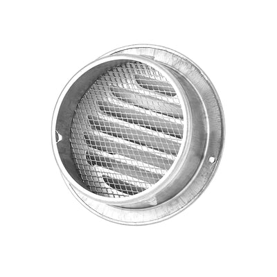 Harfington Uxcell Spherical Air Vent 4.7 Inch 120 mm 304 Stainless Steel Thickened Ducting Ventilation Exhaust Grille Cover Wall Vent