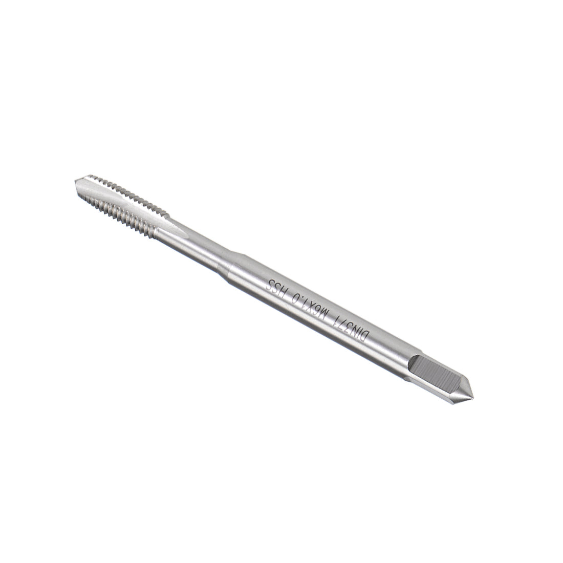 uxcell Uxcell M6 x 1 Spiral Point Threading Tap H2 Tolerance High Speed Steel Uncoated 2pcs