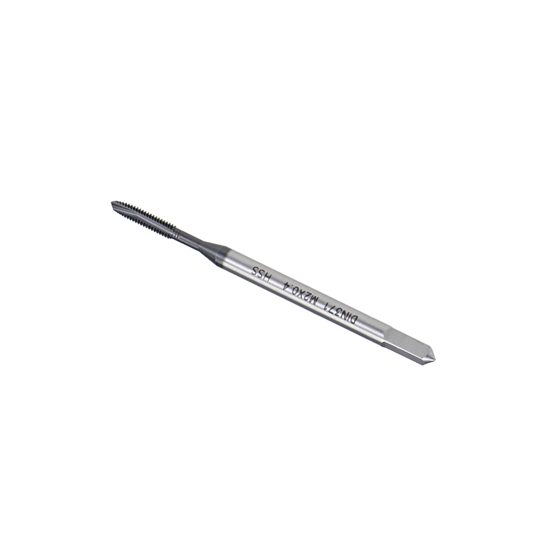 uxcell Uxcell M2 x 0.4 Spiral Point Threading Tap H2 High Speed Steel TICN Coated DIN371/376