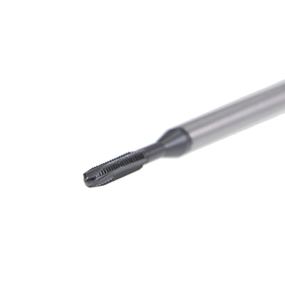 Harfington Uxcell M2 x 0.4 Spiral Point Threading Tap H2 High Speed Steel TICN Coated DIN371/376