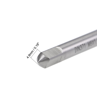 Harfington Uxcell M6 x 1 Spiral Point Threading Tap H2 High Speed Steel TICN Coated DIN371/376