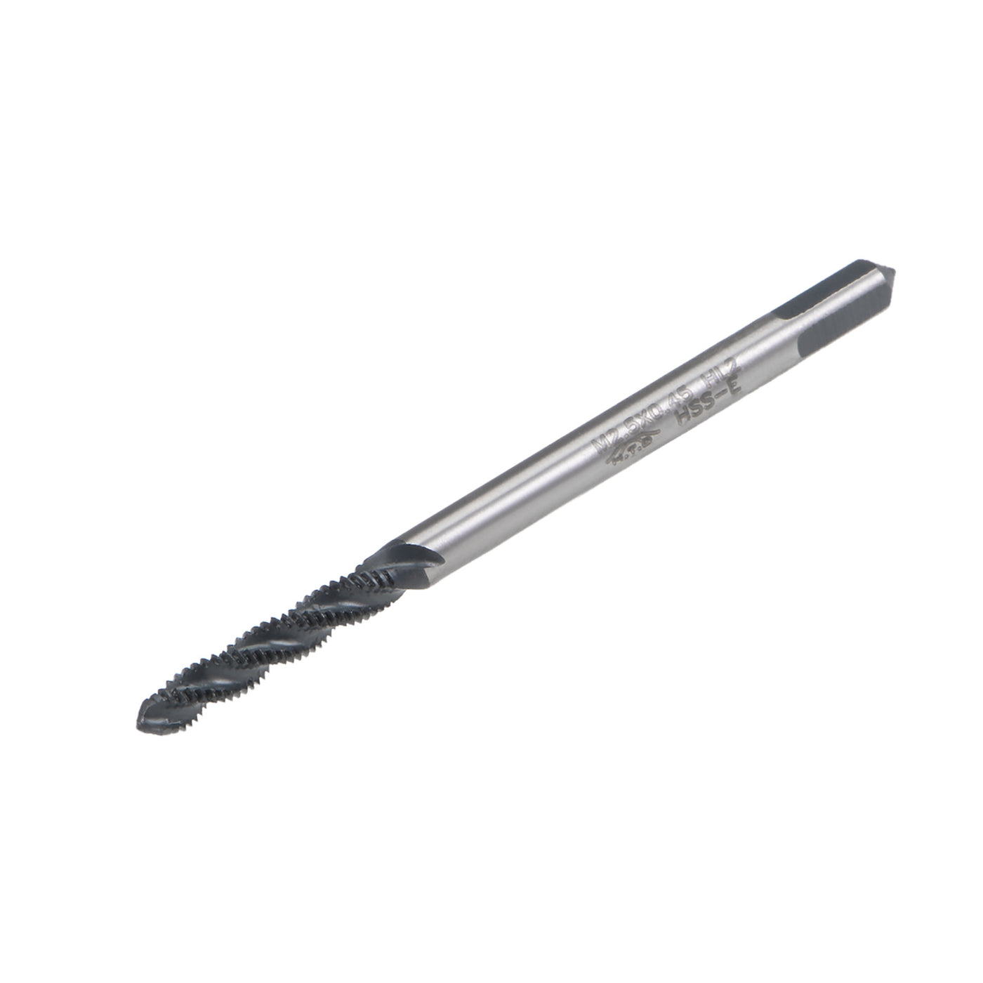 uxcell Uxcell M2.5 x 0.45 Spiral Flute Tap Metric Machine Thread Tap HSS Nitriding Coated
