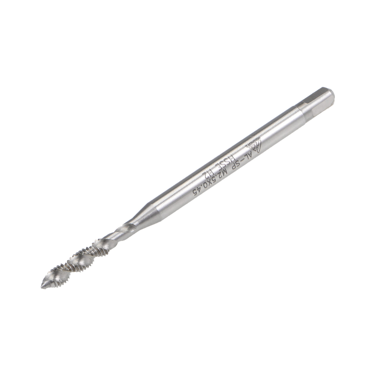 uxcell Uxcell M2.5 x 0.45 Spiral Flute Tap Metric Machine Thread Tap HSS Cobalt Uncoated