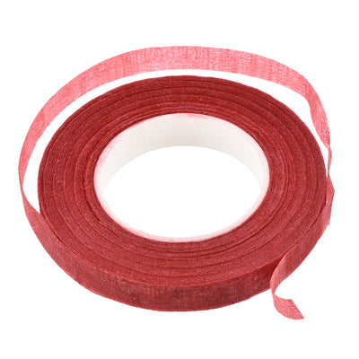 Harfington Uxcell 1Roll 1/2"x30Yard Red Floral Tape Flower Adhesives Floral Arrangement Kit