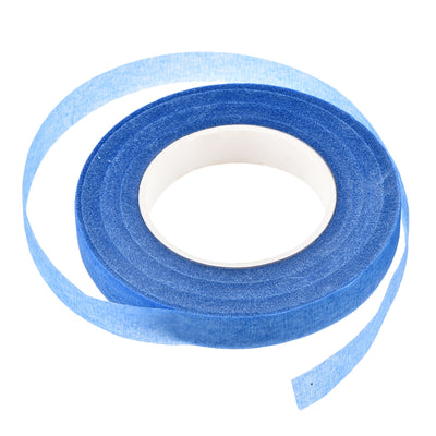 Harfington Uxcell 1Roll 1/2"x30Yard Blue Floral Tape Flower Adhesives Floral Arrangement Kit