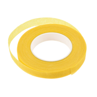Harfington Uxcell 1Roll 1/2"x30Yard Yellow Floral Tape Flower Adhesives Floral Arrangement Kit