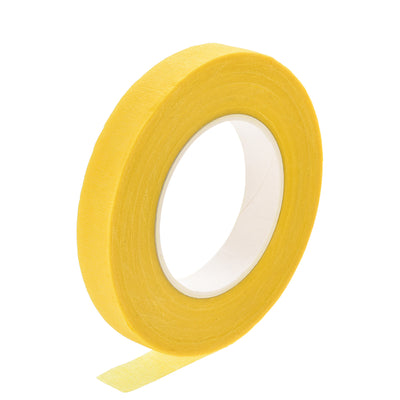 Harfington Uxcell 1Roll 1/2"x30Yard Yellow Floral Tape Flower Adhesives Floral Arrangement Kit