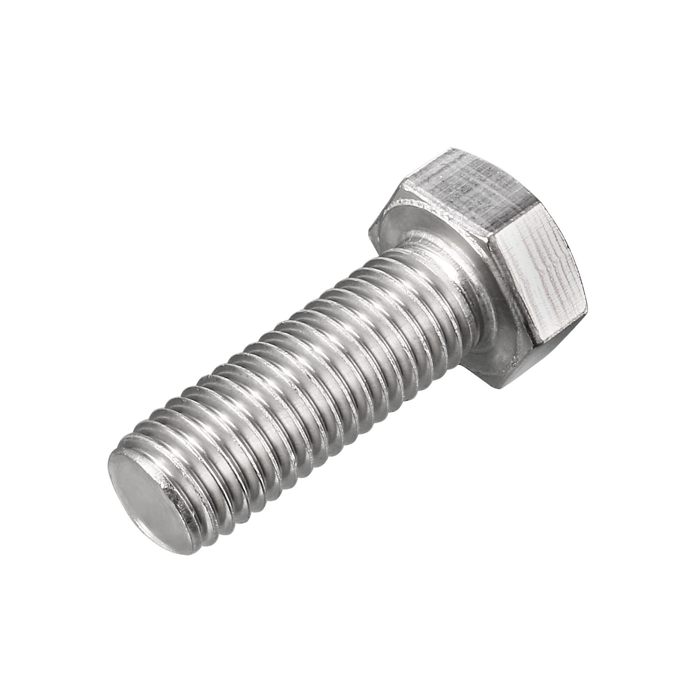 uxcell Uxcell Hex Bolt 304 Stainless Steel, Fully Thread Screw Bolt