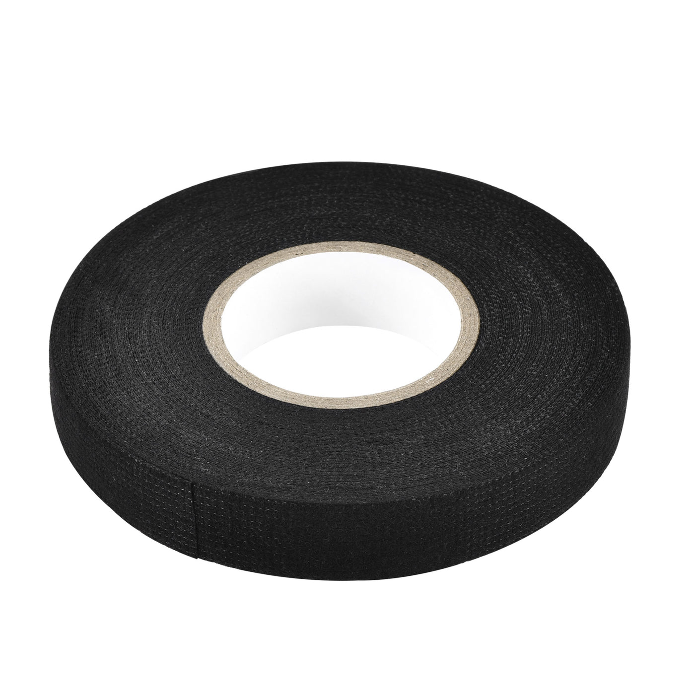 uxcell Uxcell Adhesive Cloth Fabric Tape Wire Harness Looms Single-Side 15mm x 15m Black 2 Pcs