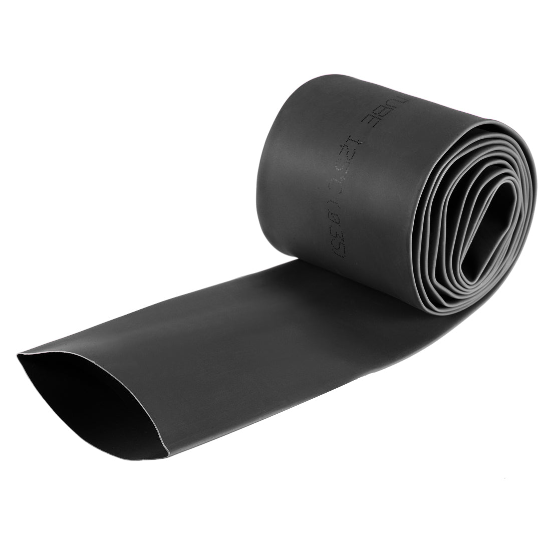 uxcell Uxcell Heat Shrink Tubing, 1-3/8"(35mm) Dia 57mm Flat Width 2:1 rate 1m - Black