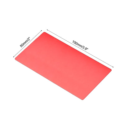 Harfington Uxcell Blank Metal Card Anodized Aluminum Plate for DIY Laser Printing