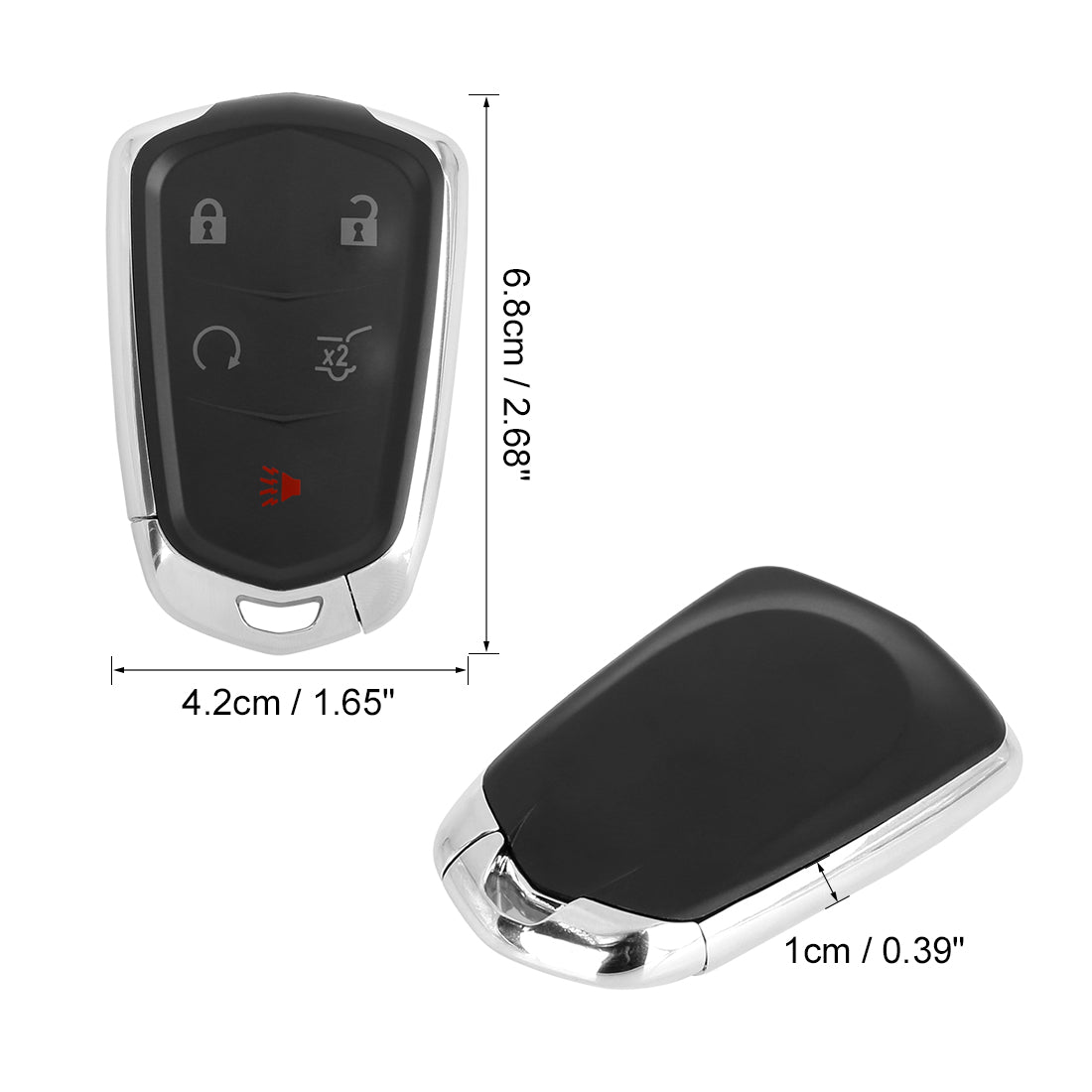X AUTOHAUX Replacement Keyless Entry Remote Key Fob 315Mhz HYQ2AB for Cadillac SRX 2015-2016