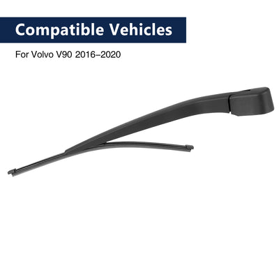 Harfington 350mm 14" Car Rear Windshield Wiper Blade Arm Set for Volvo V90 16-20