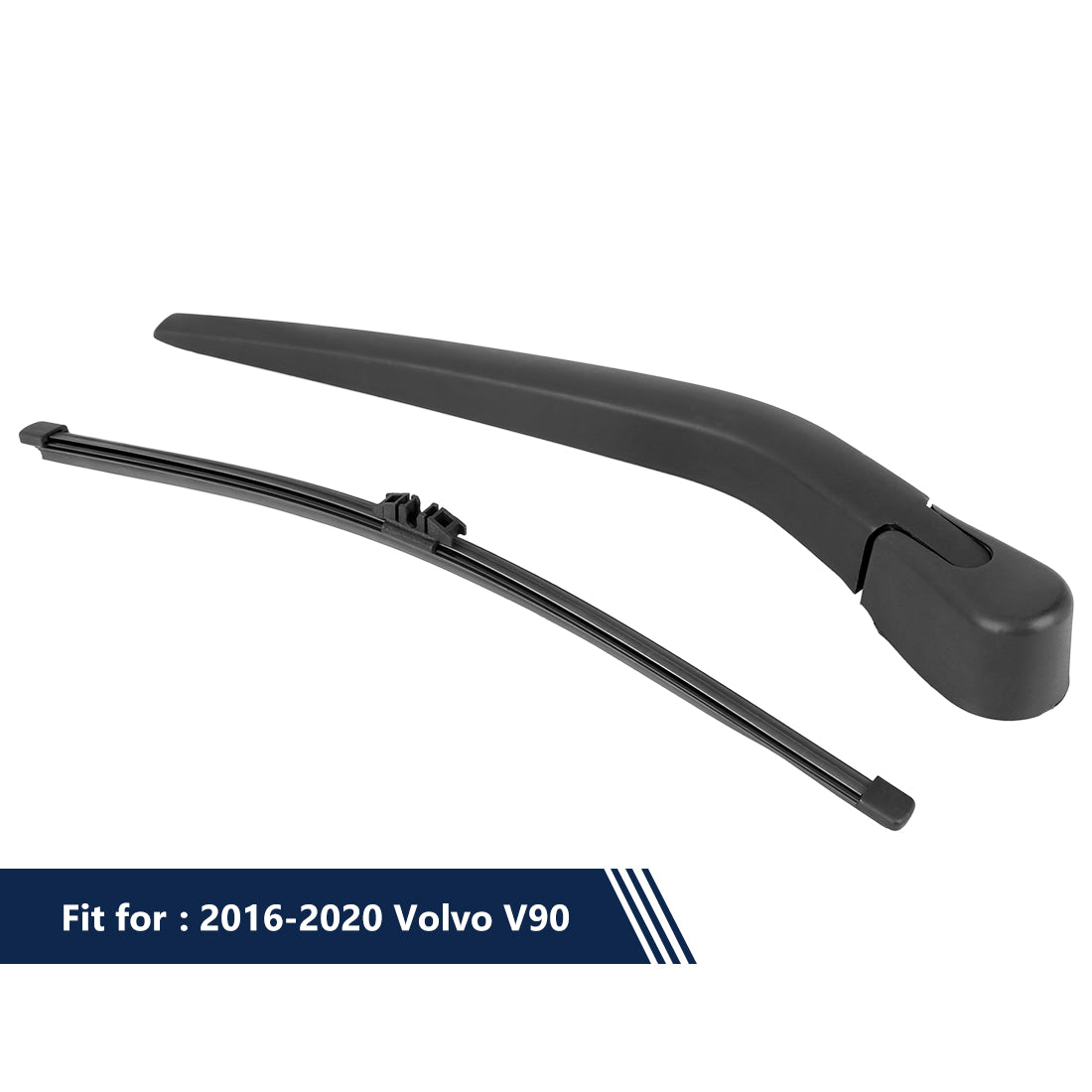 X AUTOHAUX 350mm 14" Car Rear Windshield Wiper Blade Arm Set for Volvo V90 16-20