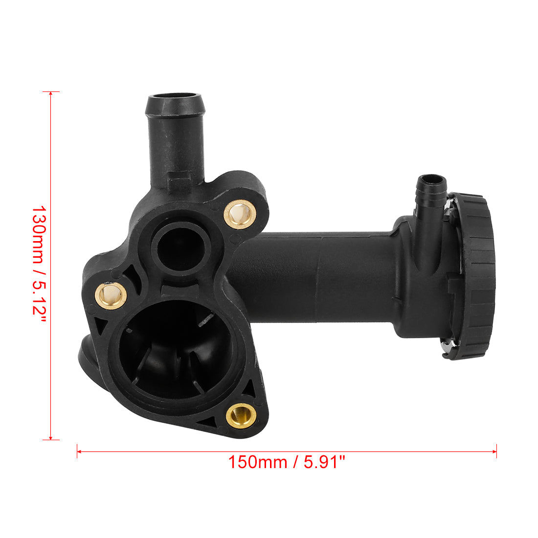X AUTOHAUX 11537829959 Car Engine Coolant Thermostat Housing Assembly for Mini Cooper 2002-2008