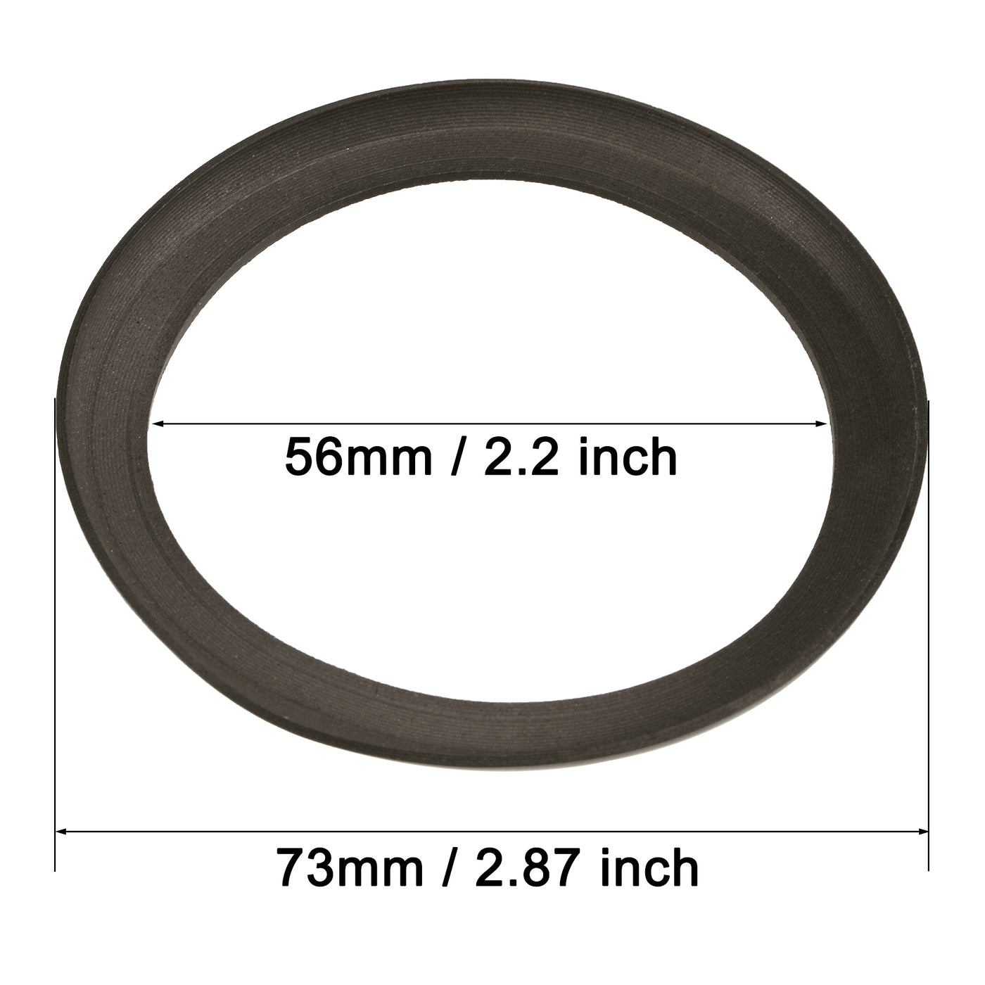 Uxcell Uxcell Air Compressor Compression Piston Ring Replacement Part 67.4mm OD 48mm ID 0.8mm Thickness, Dark Green