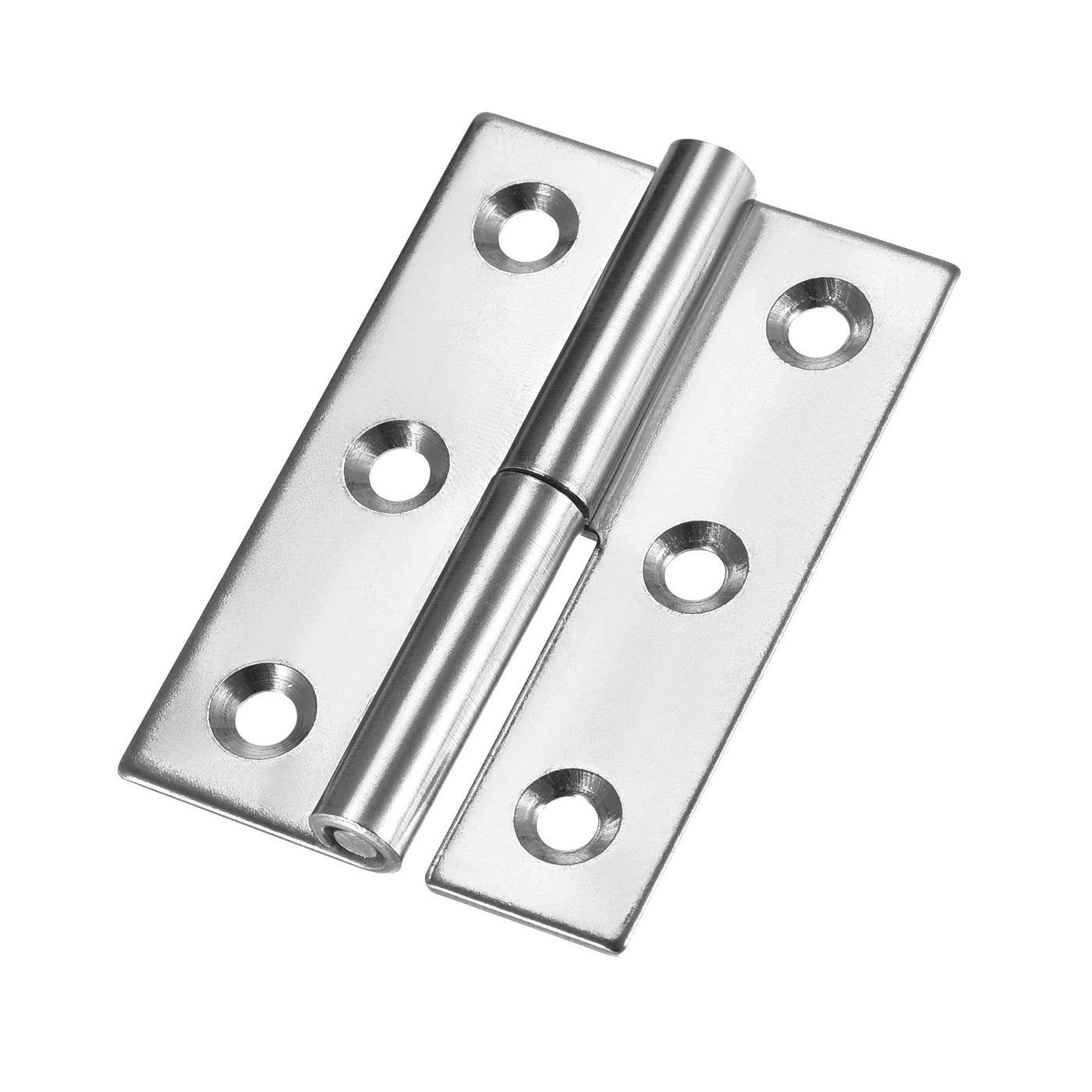 uxcell Uxcell Lift Off Hinge , Mini Stainless Steel Hinge Detachable Slip Joint Small Flag Hinges 75mm Long 50mm Open Width