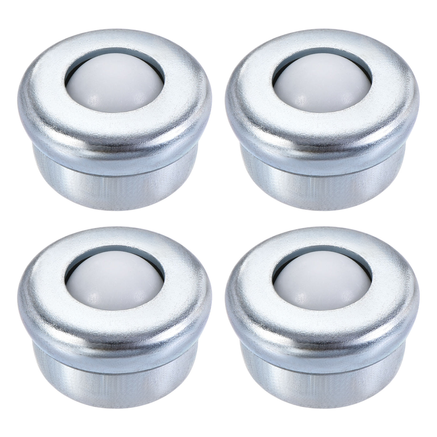 uxcell Uxcell Ball Transfer Bearing Unit 8mm 6.6Lbs Nylon Drop-in Type for Transmission 4pcs