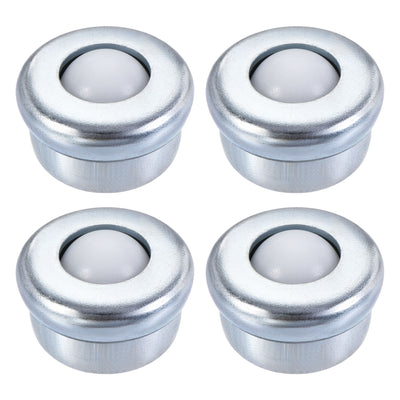 Harfington Uxcell Ball Transfer Bearing Unit 8mm 6.6Lbs Nylon Drop-in Type for Transmission 4pcs