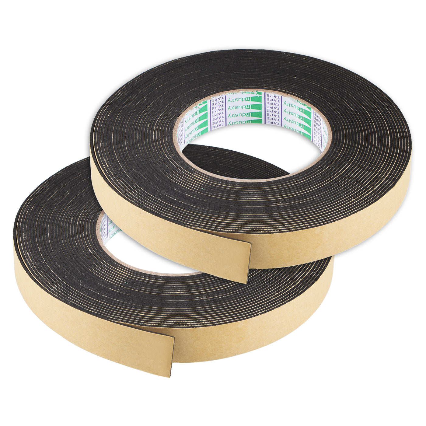 uxcell Uxcell 2pc Sealing Foam Tape 20mmx1.5mmx10m Self Adhesive Weather Strip for Window Door