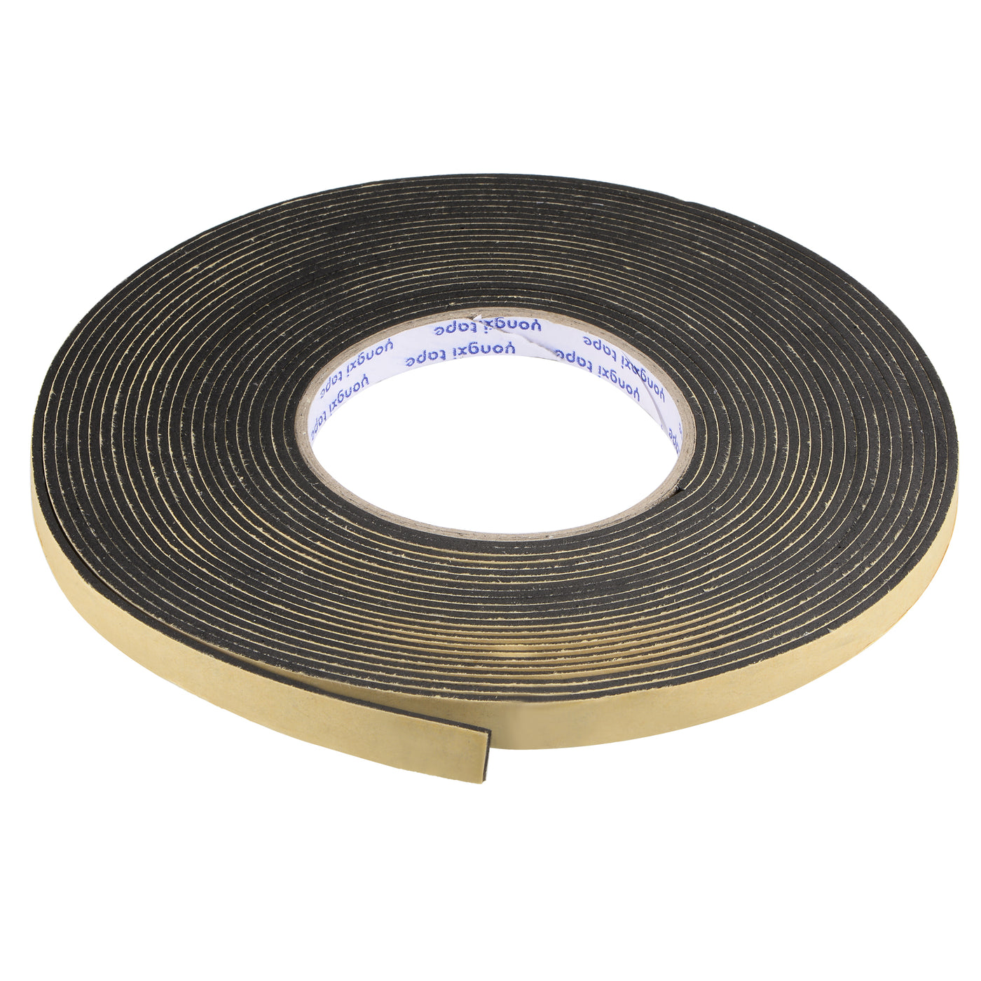 uxcell Uxcell Sealing Foam Tape 10mmx2mmx10m EVA Self Adhesive Weather Strip for Window Door