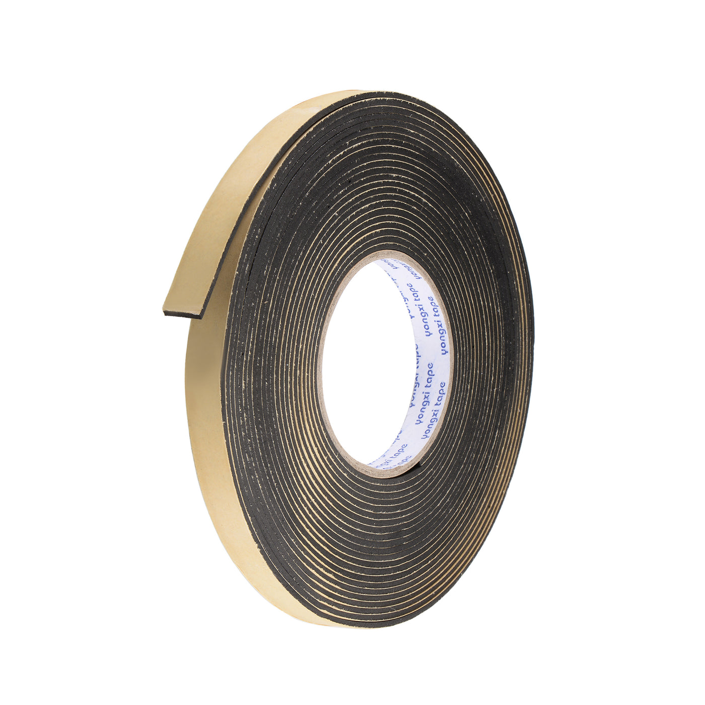 uxcell Uxcell Sealing Foam Tape 15mmx2mmx10m EVA Self Adhesive Weather Strip for Window Door