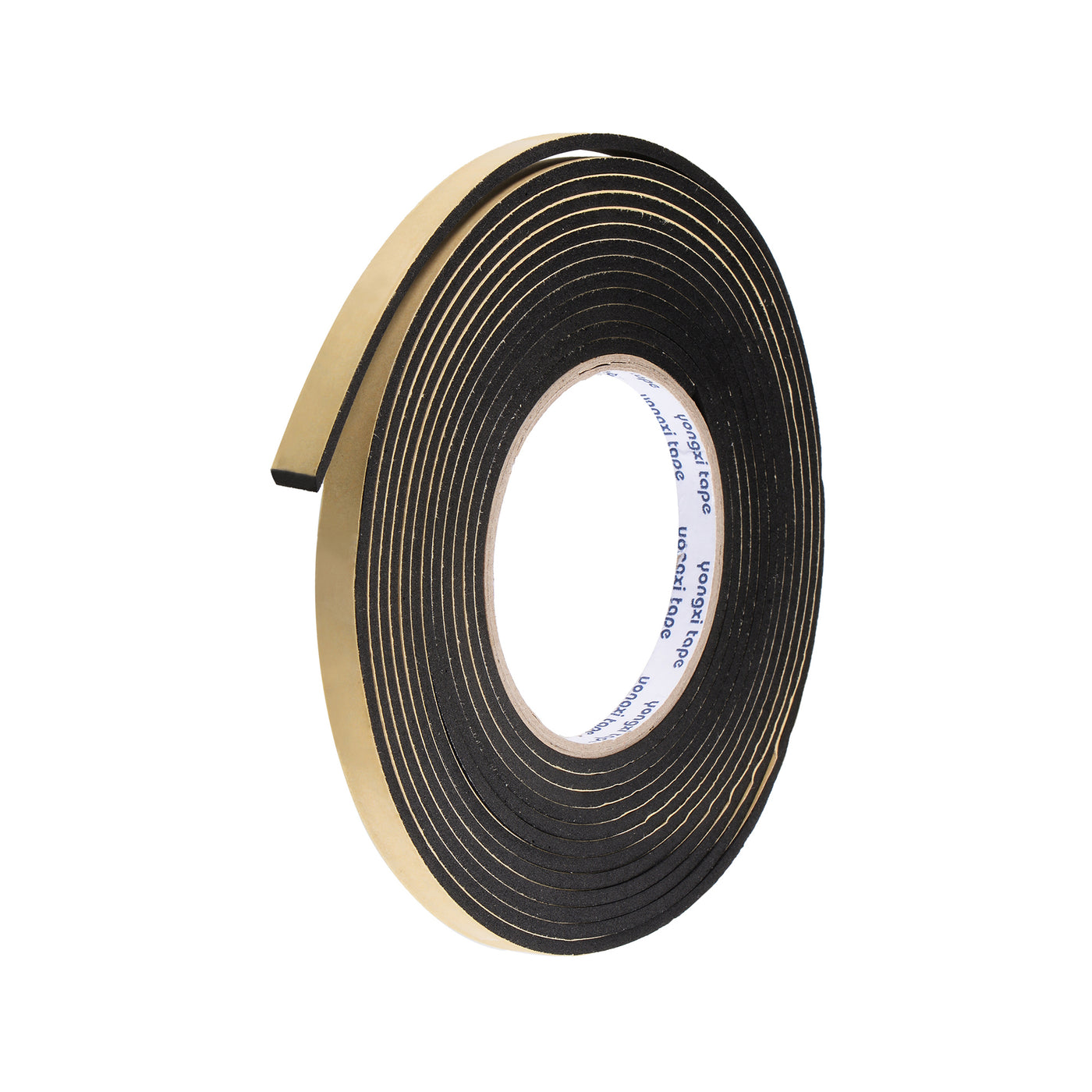 uxcell Uxcell Sealing Foam Tape 10mmx3mmx5m EVA Self Adhesive Weather Strip for Window Door