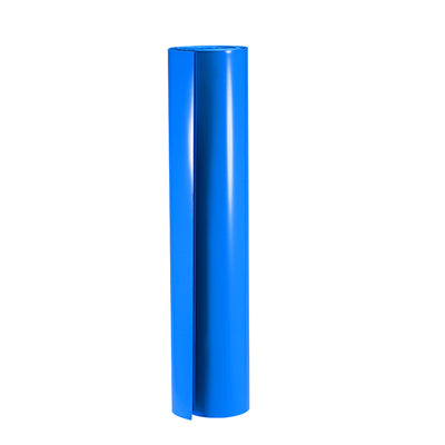 Harfington Uxcell Battery Wrap, 350mm Width 2m PVC Heat Shrink Tube Wraps Blue