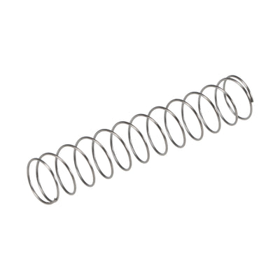 Harfington Uxcell Compressed Spring,8mmx0.4mmx40mm Free Length,1.1N Load Capacity,Gray,30pcs
